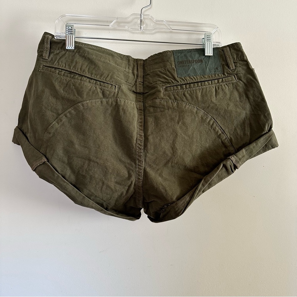 Free People OneTeaspoon Cadet Bandits Low-Waist Shorts - Picture 6 of 8
